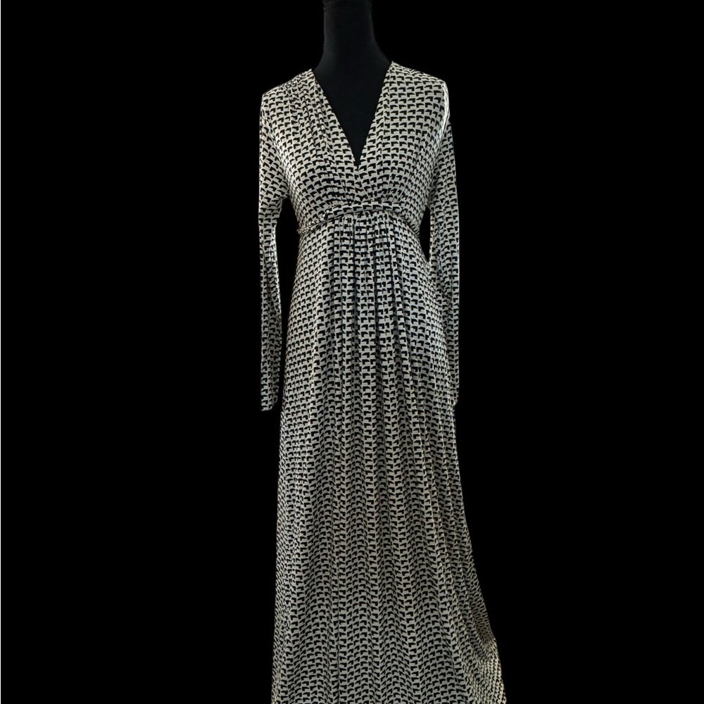 Rachel Pally Monochrome Long Sleeve Dress